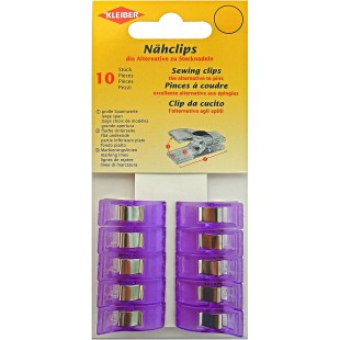 nahclips nahzubehor, Plastique, 2,5 x 0,9 x 1,2 cm, Plastique, Violett, 2,5 x 0,9 x 1,2 cm