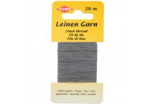 11.8 x 6.2 x 0.4 cm Fil de Lin, Gris fonce