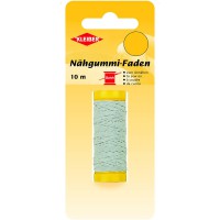 Fil elastique a  Coudre 60% Caoutchouc, Blanc, 1000 x 0,05 x 0,05 cm