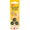 71125 Boutons magnetiques en metal Argente 18 mm