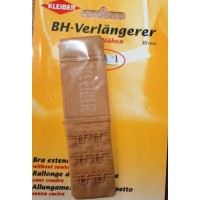 35 mm Rallonge Soutien-Gorge Double Crochet, Beige/ecru