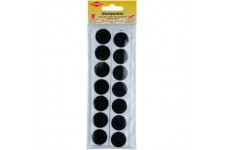 25 mm de Largeur Points Velcro, Noir