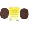 Patchs Genoux et Coudes Cuir Nappa a  Coudre 12.5 cm x 10 cm, Marron, 2 par Pack