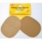 Patchs Genoux et Coudes Cuir Nappa a  Coudre 12.5 cm x 10 cm, Beige, 2 par Pack