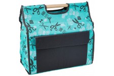 Sac de Machine a  Coudre, Polyester, bleu, 43x41x21cm