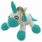 Kleiber + Co.GmbH Hakelset/Einhorn Kit de Crochets/Licorne, Polyester, Bleu/Blanc, 19 x 6 cm