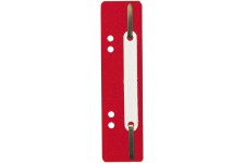 Exacompta 426003B Paquet de 250 Pieces Fixe dossiers en polypro Rouge