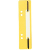 EXACOMPTA Pqts de 25 FIXE-DOSSIERS POLYPRO JAUNE