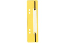 EXACOMPTA Pqts de 25 FIXE-DOSSIERS POLYPRO JAUNE