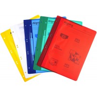 Chemise porte-documents Exacompta 438202B - Transparente - A4 - ABO - Film HKD - 200 Î¼ - 6 trous jaune