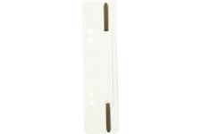 Exacompta - Ref. 426002B - Paquet de 250 Fixe-dossiers a  lamelle polypropylene - Blanc