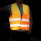 elastiques impermeables hypoallergeniques 13100 Panne d'avertissement Gilet Polyester a  l'interieur de Sac, Orange