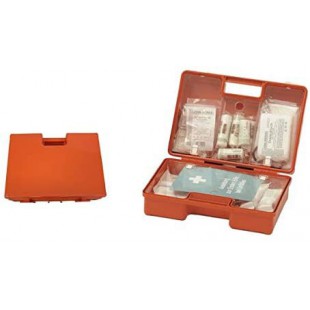 LEINA-WERKE Ref 21002 Coffret de premier secours QUICK, contenu DIN 13157, Orange