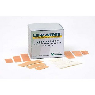 LEINA-WERKE elastiques impermeables hypoallergeniques Fonctionne Ref Leinaplast 70051 Sparadrap EL 3-1/2 x 6 cm