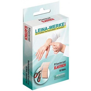 LEINA-WERKE REF 75400 Lot de 10 pansements elastiques Couleur peau