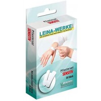 'LEINA-WERKE Ref 75405 Kit de Pansements"Sensitiv, 20 pieces Blanc