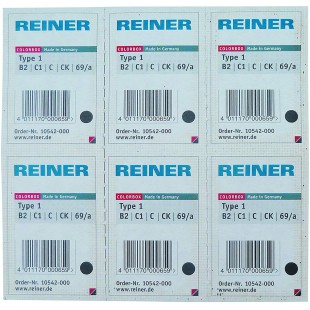 Cassette d'encre RE T1A Noire pour tampons B2, C1, C, CS, CK, 69, 69a 10542-000