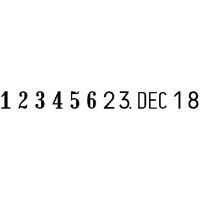 ND6K.BLOCK Numeroteur Dateur-Bracelet Acier