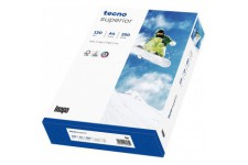 Tecno Superior Papier pour imprimante et photocopieuse, 120 g/m², format A4, 250 feuilles, extra-blanc