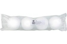 KNORR Prandell Lot de 4 boules en polystyrene 7 cm