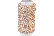 Baier & Schneider Fil decoratif Marron 20 m