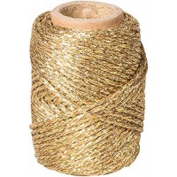 Cordelette deco metallisee Or