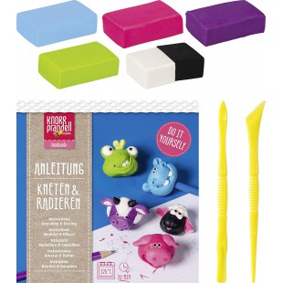 Knorr Prandell 4011643971738 212159103 Kit de Bricolage Funny Animals, petrissage et Gommage