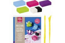 Knorr Prandell 4011643971738 212159103 Kit de Bricolage Funny Animals, petrissage et Gommage