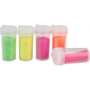 Paillettes « Fluo », set de 5