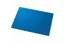 h2522734 Sous-main avec couverture transparente, 63 x 50 cm Bleu
