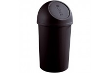 H2401282 Poubelle a clapet en plastique 25 l (Noir) (Import Allemagne)