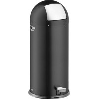h2405495 metal-poubelle-noir - 52 l