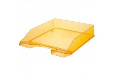 Lot de 6 : Corbeille a courrier orange cristal