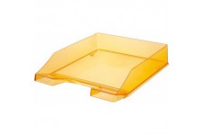 Lot de 6 : Corbeille a courrier orange cristal