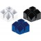 17450-14 Pot a  crayon Scala avec 4 compartiments 125 x 100 x 125 mm (Bleu/noir)