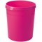 Corbeille a papier GRIP - 15 corbeilles, corbeille a papier elegante, chic et robuste, capacite 18 litres, fucsia,