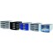 IMPULS Boite de rangement avec 4 tiroirs ouverts Gris clair Format A4/C4