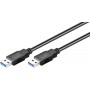 câble USB 3.0 SuperSpeed Noir 3 m Type A vers Type A