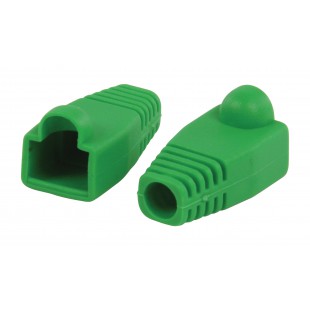 Gaine serre cable pour fiches RJ45 Vert