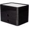 1100-13 SMART-BOX PLUS ALLISON, boite de rangement design avec 2 tiroirs et boite a  ustensiles, jet black