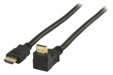 Câble HDMI avec Ethernet haute vitesse AM - AM angle 270 Connecteur HDMI - Connecteur HDMI Coudé à 270° 10.0 m Noir