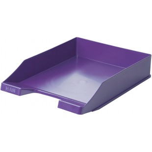 Lot de 10 : Klassik Bac a courrier empilable A4/C4 Violet moderne