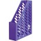 Lot de 10 : Porte-revues classique, format DIN A4/C4avec fenetre et doigt Support tendance violet Couleur