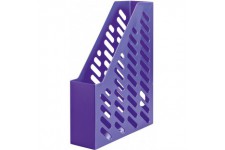 Lot de 10 : Porte-revues classique, format DIN A4/C4avec fenetre et doigt Support tendance violet Couleur