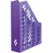 Lot de 10 : Porte-revues classique, format DIN A4/C4avec fenetre et doigt Support tendance violet Couleur