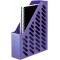 Lot de 10 : Porte-revues classique, format DIN A4/C4avec fenetre et doigt Support tendance violet Couleur