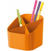 Bureau Carquois x-Loop innovant, contemporain, design attrayant de haute qualite, 4 compartiments Trend Colour orange