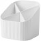 Mutlipot Re-X-LOOP - dites oui au 100% recycle, design moderne et jeune, pour toutes les petites fournitures de bureau, blanc, 1