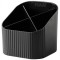 Mutlipot Re-X-LOOP - dites oui au 100% recycle, design moderne et jeune, pour toutes les petites fournitures de bureau, noir, 17