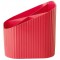Mutlipot Re-X-LOOP - dites oui au 100% recycle, design moderne et jeune, pour toutes les petites fournitures de bureau, rouge, 1